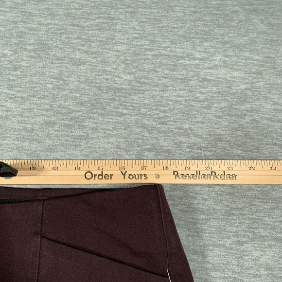 Old Navy Pants Womens XL Burgundy High-Rise Pixie Wide-Leg Comfort Waist Stretch - Picture 8 of 14